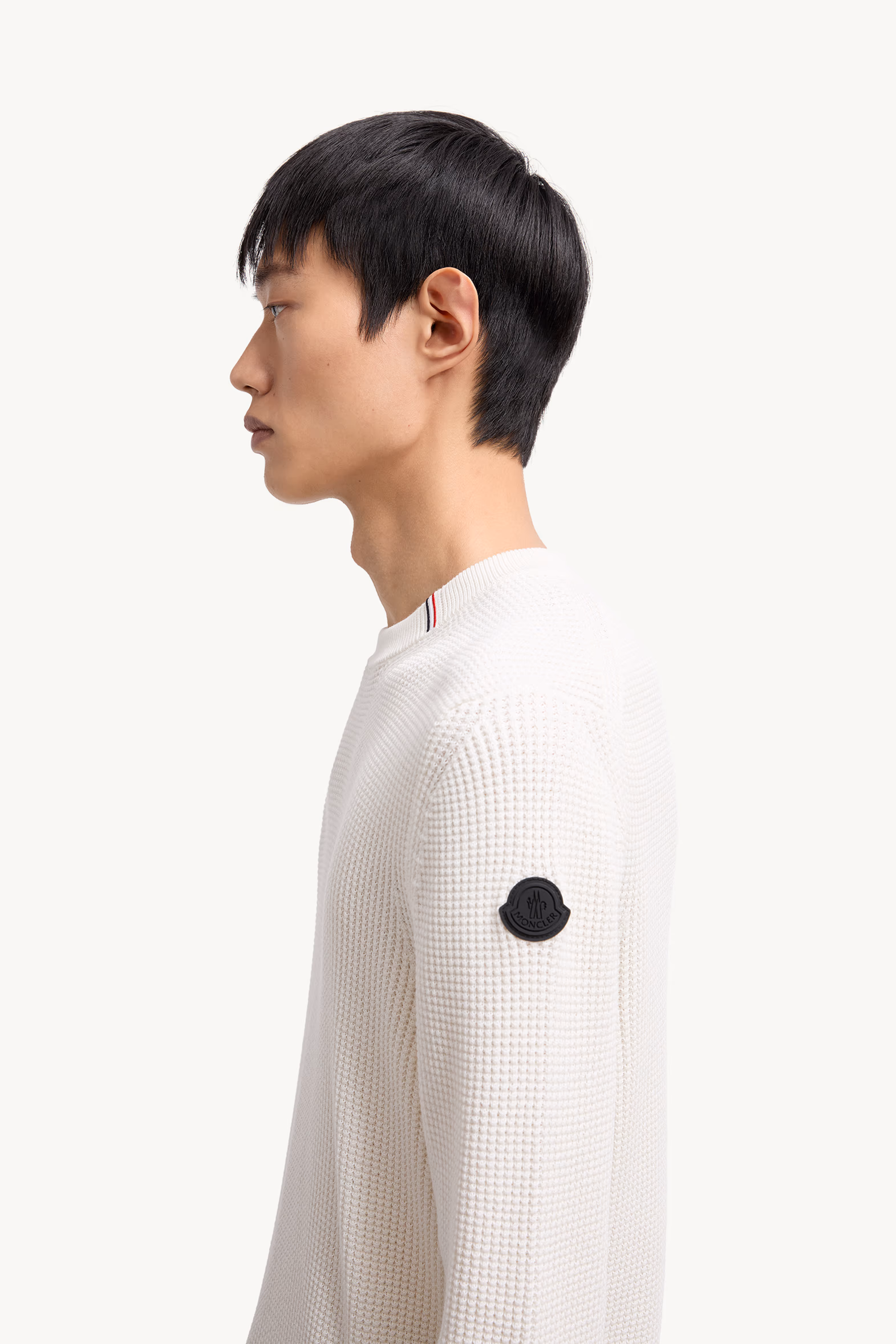 Cotton Sweater Men White Moncler 4